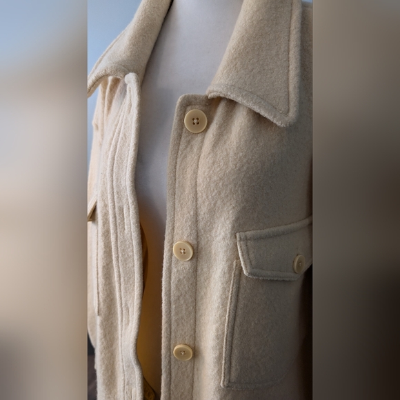 [XL] NWT Wilfred Free Ganna Shirt Jacket in Yellow - Picture 6 of 12